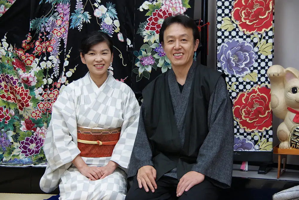 マルヤ店主と女将の写真